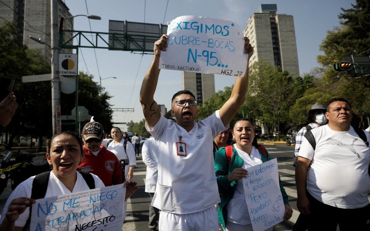 protestas medicos mexico coronavirus covid 19