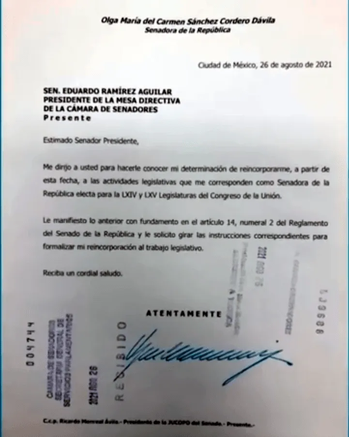 Carta Olga