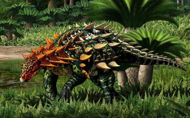 Yuxisaurus kopchicki, un dinosaurio espinoso.