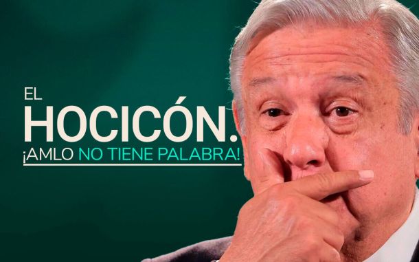 ¡lópez No tiene palabra!
