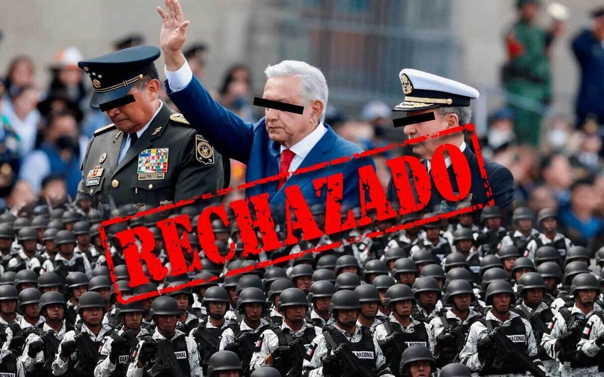 LA CONFIANZA EN LAS FUERZAS ARMADAS SE DESMORONA