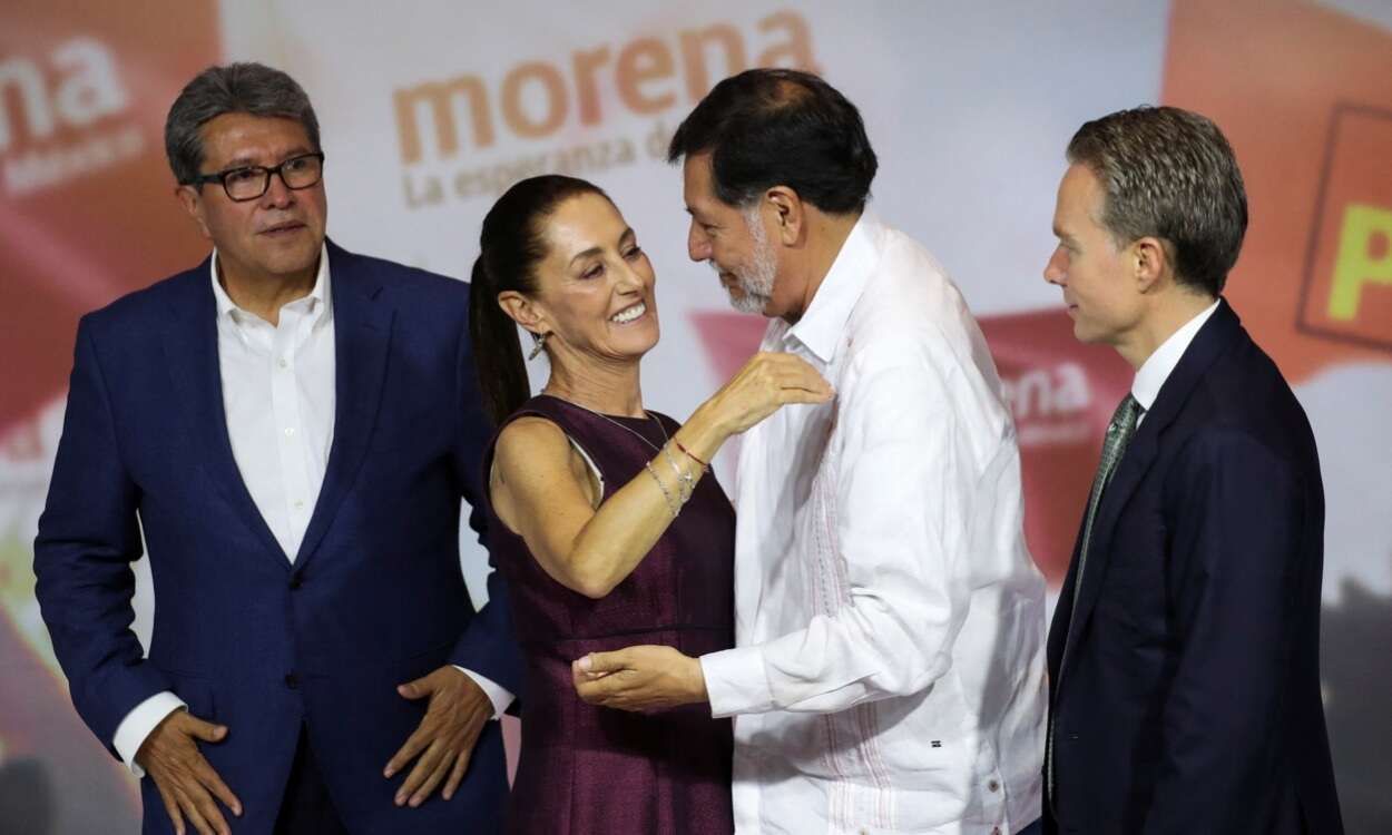 Claudia Sheinbaum se rodea de bazofia política