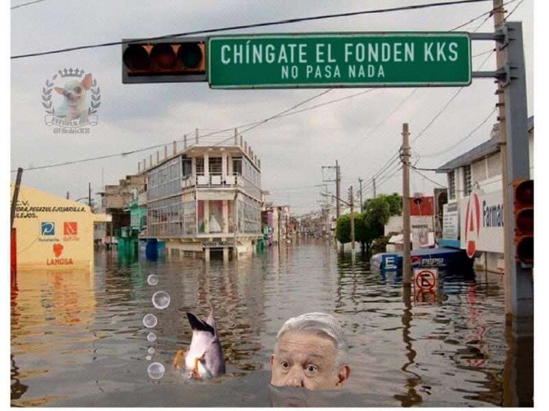 AMLO SALVÓ A TABASCO DE LAS INUNDACIONES