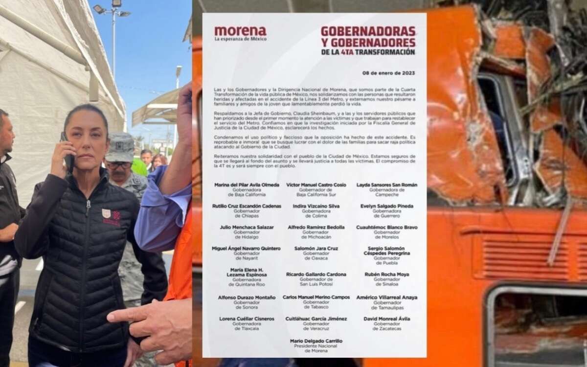 gobernadores apoyan a Claudia Sheinbaum