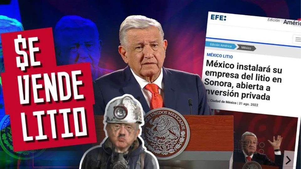 AMLO vende litio
