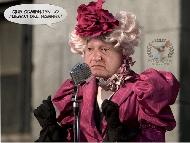 AMLO Juegos del hambre