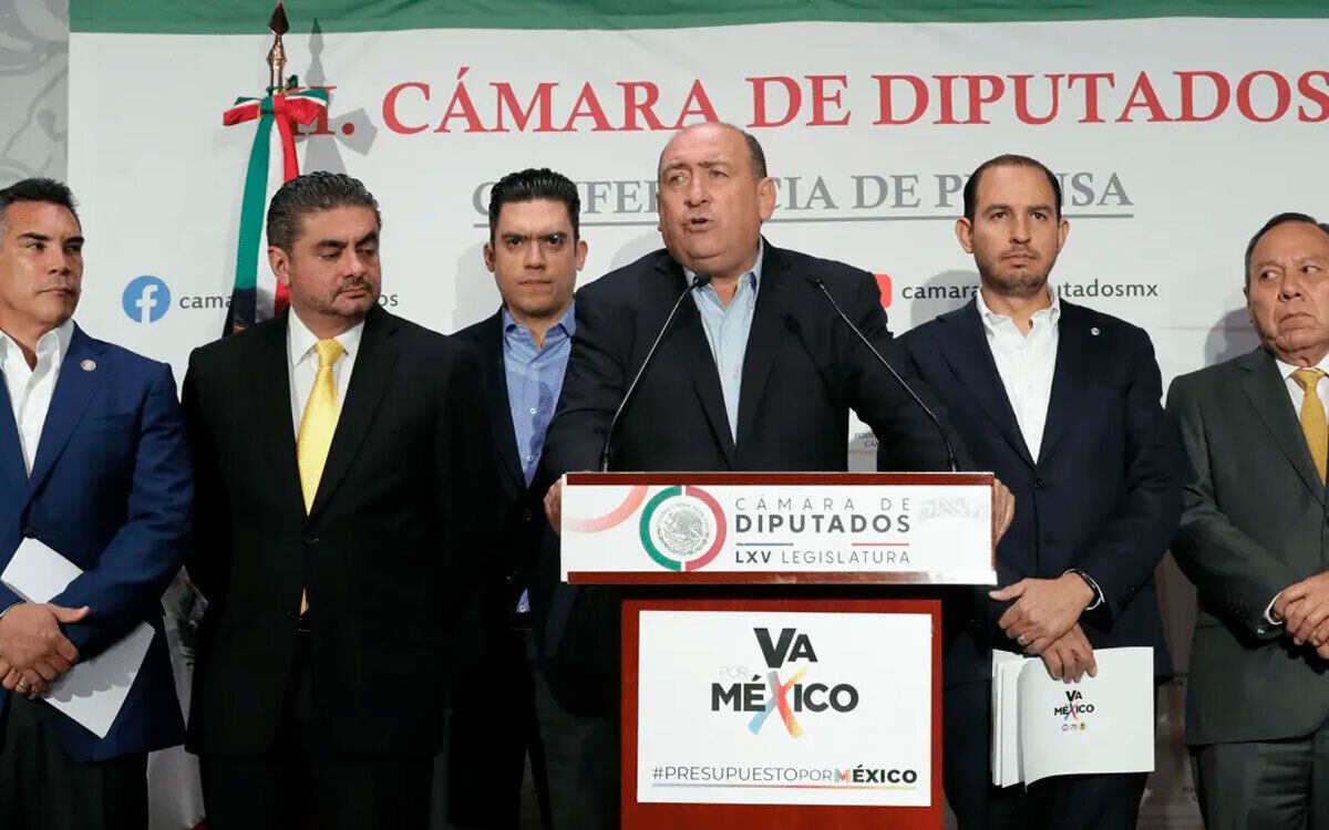 Cierra filas la oposición en San Lázaro.