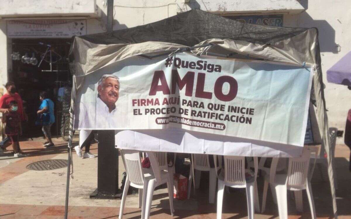 Más de 800 mil irregularidades en firmas de morena para la revocación.